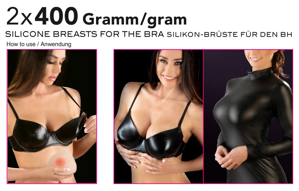 Silikónové prsia Cottelli Silicone Breasts (2 x 400g)