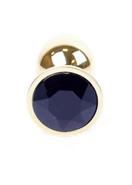 Análny kolík (šperk) Jawellery Gold HEART PLUG čierny