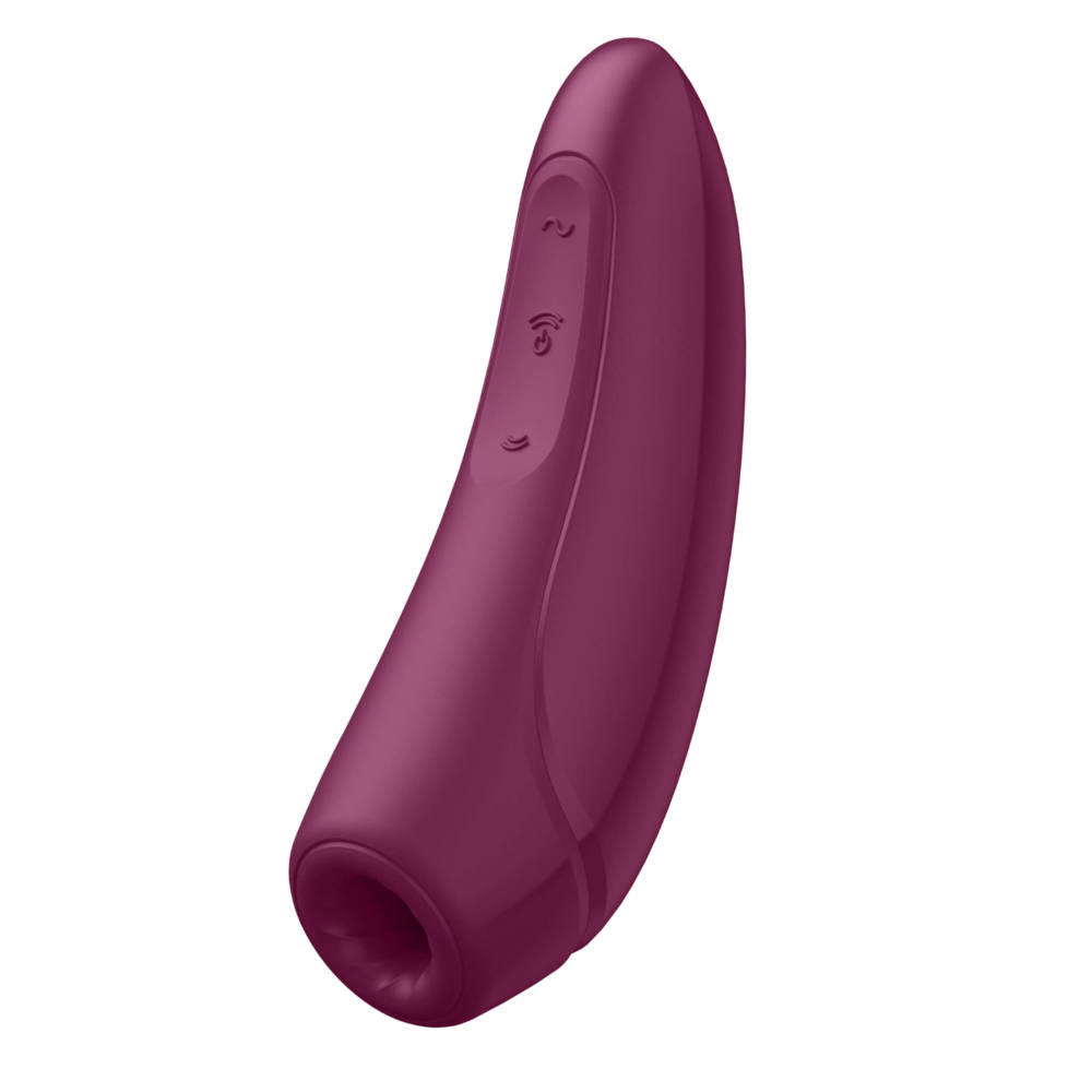 Stimulátor klitorisu SATISFYER CURVY 1 bordový