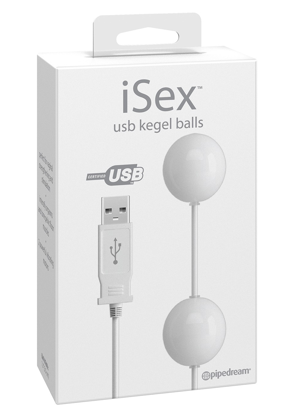 Vibračné venušine guličky ISEX USB KEGEL BALLS
