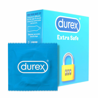 Kondómy DUREX Extra Safe 3ks