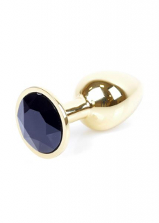 Análny kolík (šperk) Jawellery Gold PLUG čierny